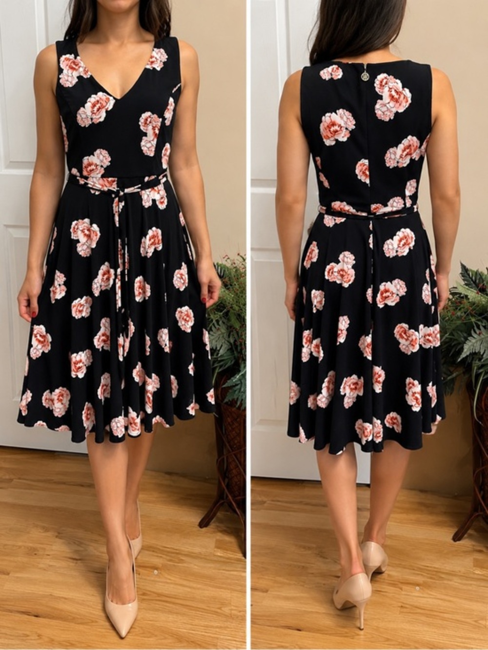 Tommy Hilfiger Floral Midi Dress ✨
Size 10